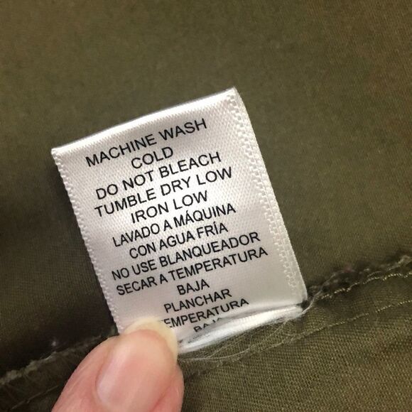 Love Tree Olive Green Hooded Cotton Jacket - Picture 7 of 9